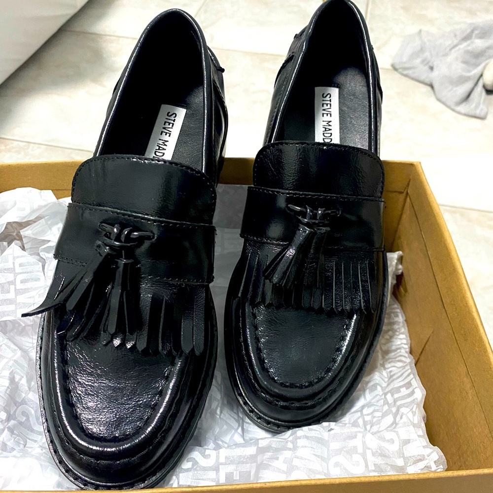 Brand new leather  loafers